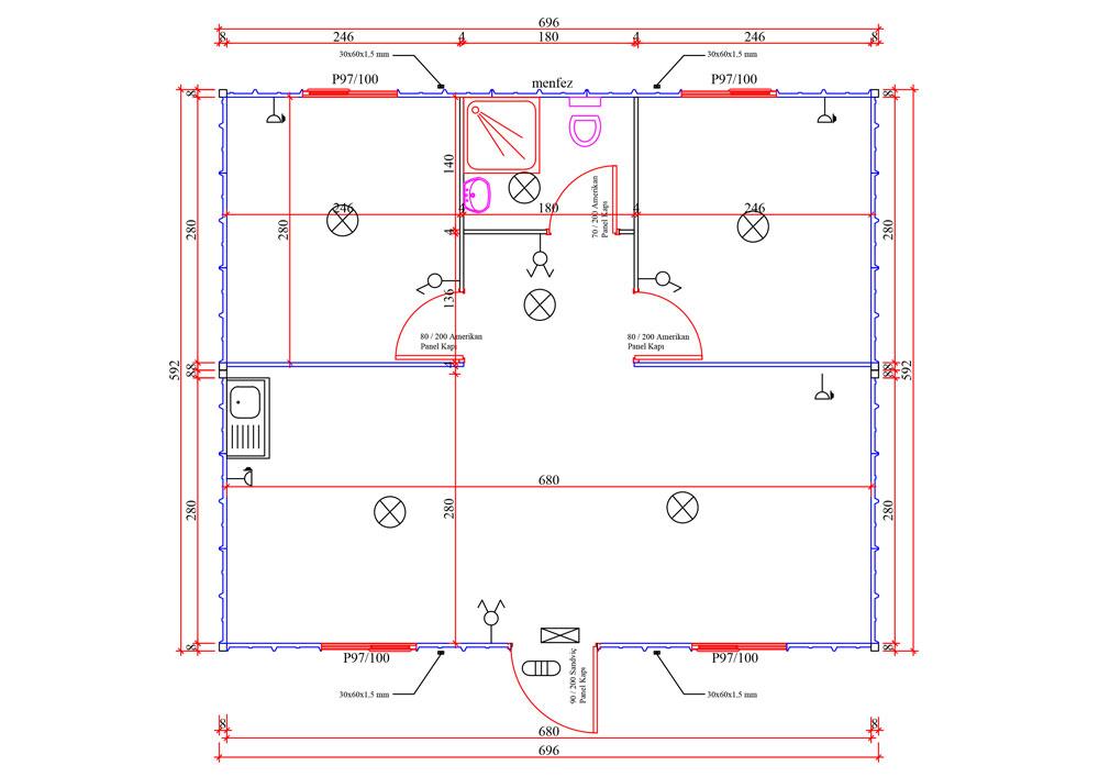 Büyük Konteyner Model 01 - Ekonomik ve Dayanıklı Konteyner Çözümü