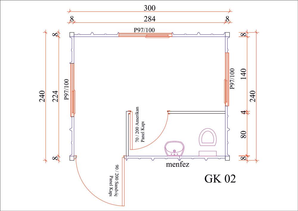 Güvenlik Konteyneri Model 02 Adana