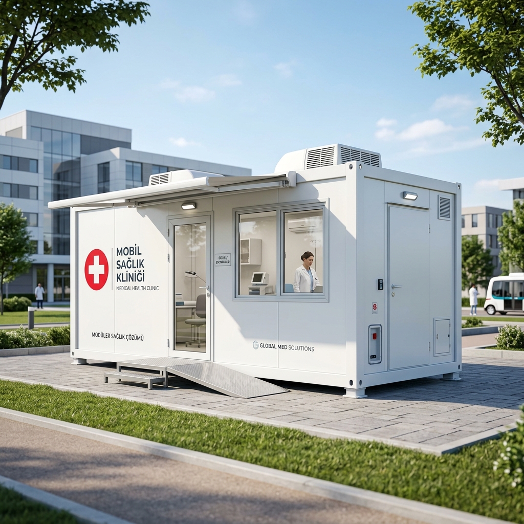 Mobil Klinik / Sağlık Konteyneri Malzeme Takımı Adana