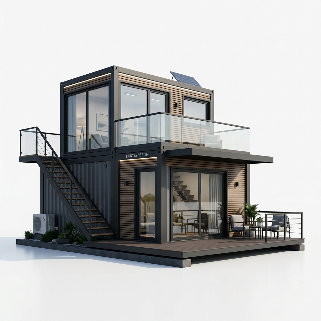 3x7 İki Odalı Konteyner Tam Takım Paketi Adana