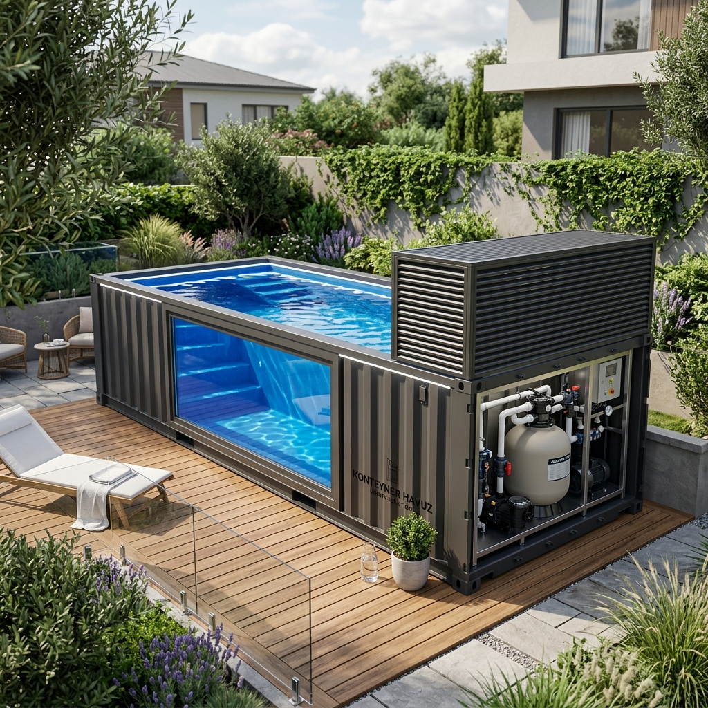 Konteyner Havuz (Plunge Pool) Karkas Seti Adana